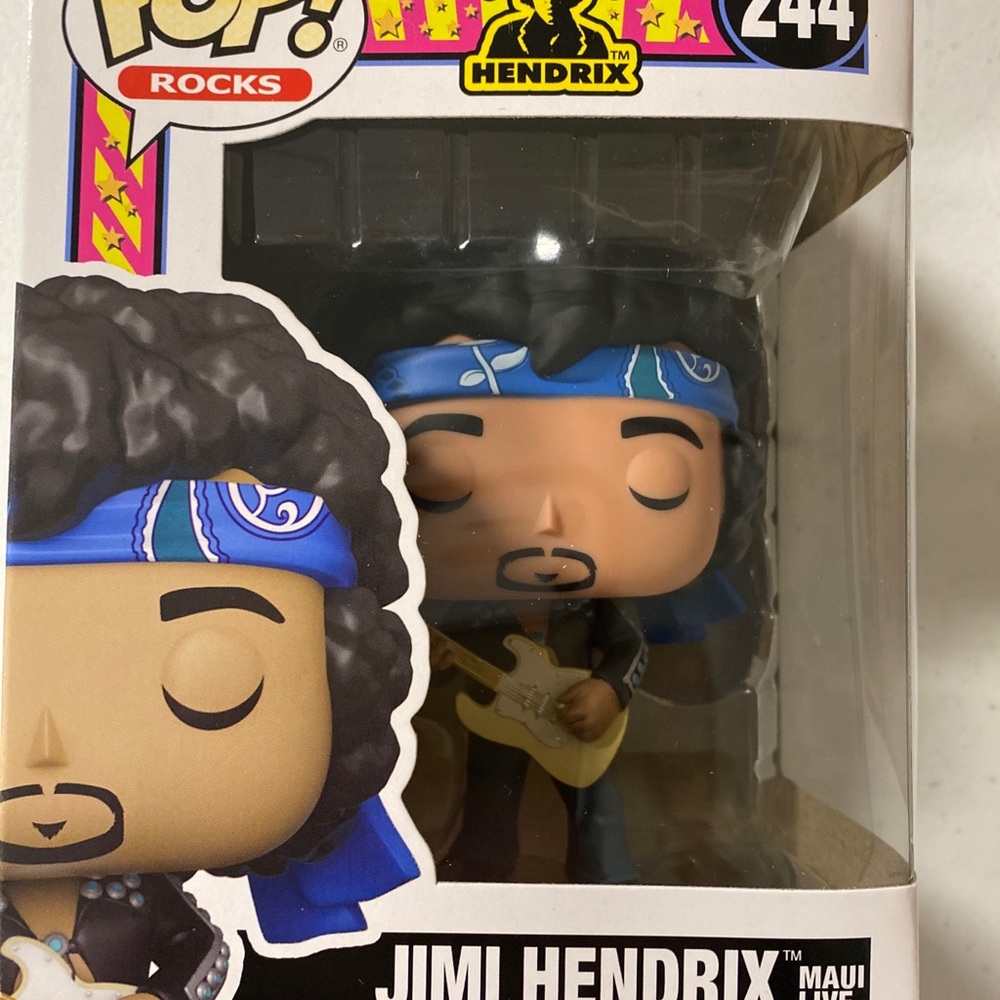 Jimi Hendrix Maui Live Funko Pop Vinyl #244 Authentic Hendrix New